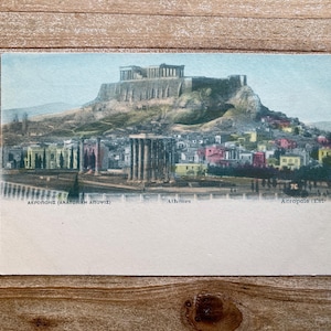 Acropole, Athènes, Grèce, inutilisé, Carte postale souvenir antique