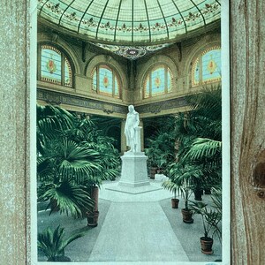 La rotonde, Hotel Jefferson, Richmond, Virginie, 1909, timbre oblitéré, carte postale souvenir ancienne