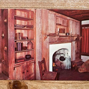 Carte postale souvenir antique de Pennsbury Manor, Morrisville, Pennsylvanie, inutilisée