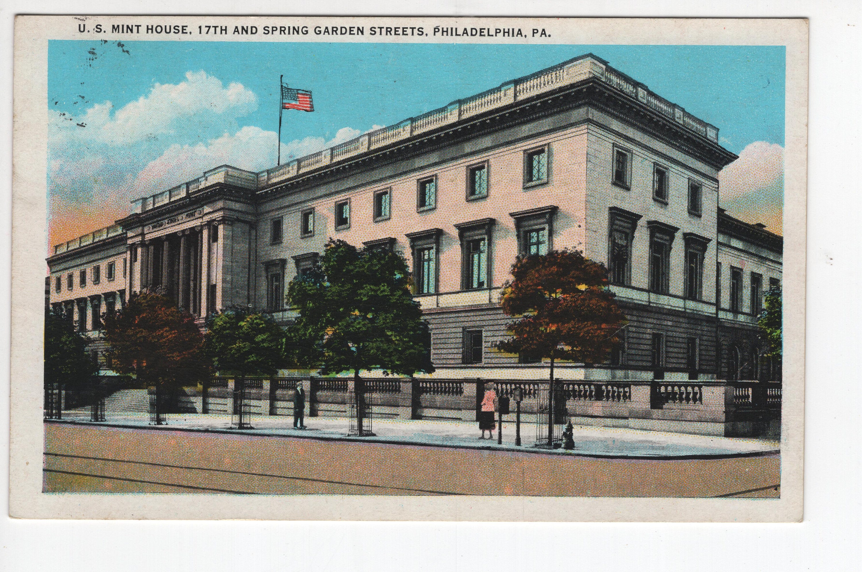 U. S. Mint House Philadelphia Pennsylvania Canceled Etsy