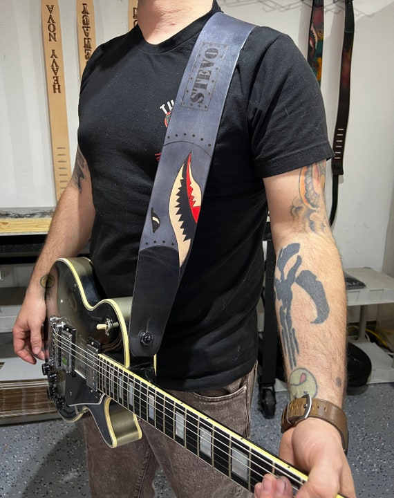 Shark guitar strap deals