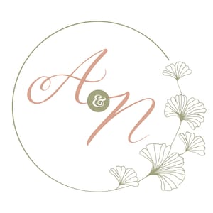 Ginkgo Leaf Botanical Wreath - SVG and PNG Digital Download