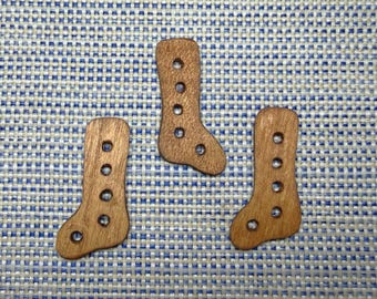 1:12 minature dollhouse handmade wooden primitive sock dryers