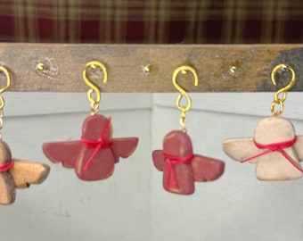 1:12 minature dollhouse handmade wooden angel ornaments