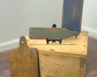 1:12 minature dollhouse handmade primitive rustic wooden cutting boards