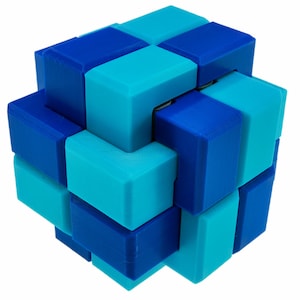 Hippo Puzzle, 3D Printed, Disentanglement, Brain Teaser, Puzzles, Puzzle Collector, Take Apart, Toy, Game, Mechanical Puzzle