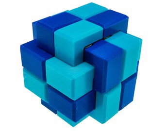 Nilpferd Puzzle, 3D gedruckt, Auflösung, Denksport, Puzzles, Puzzle-Sammler, auseinander nehmen, Spielzeug, Spiel, mechanisches Puzzle