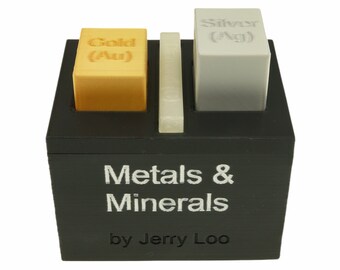 Metalle und Mineralien-Puzzle, 3D-gedruckt, Entwirrung, Denkaufgabe, Puzzles, Puzzle-Sammler, auseinandernehmbar, Spielzeug, Spiel, mechanisches Puzzle