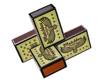 Matchbox Puzzle, 3D Printed, Brain Teaser, Puzzles, Oskar Van Deventer, Puzzle Guy, Mr. Puzzle, Take Apart, Toy, Game, Mechanical Puzzle