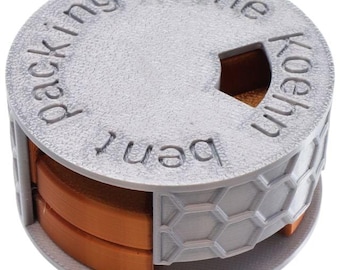 Gebogene Verpackungs-Puzzle