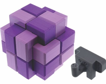 Elefantenpuzzle, 3D gedruckt, Auflösung, Rätsel, Puzzles, Puzzlesammler, auseinander nehmen, Spielzeug, Spiel, mechanisches Puzzle