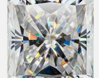 Certified Loose Moissanite Radiant Cut Shape Stones D VVS1 All sizes