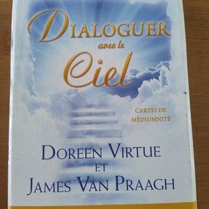 Dialoguer avec le ciel, Doreen Virtue RARE (comme neuf)original avec livret.