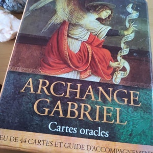 Archange Gabriel .Doreen Virtue Collection Rare( original) USAGÉ  petit accroc sur le boîtier , original avec petit livret, Français.