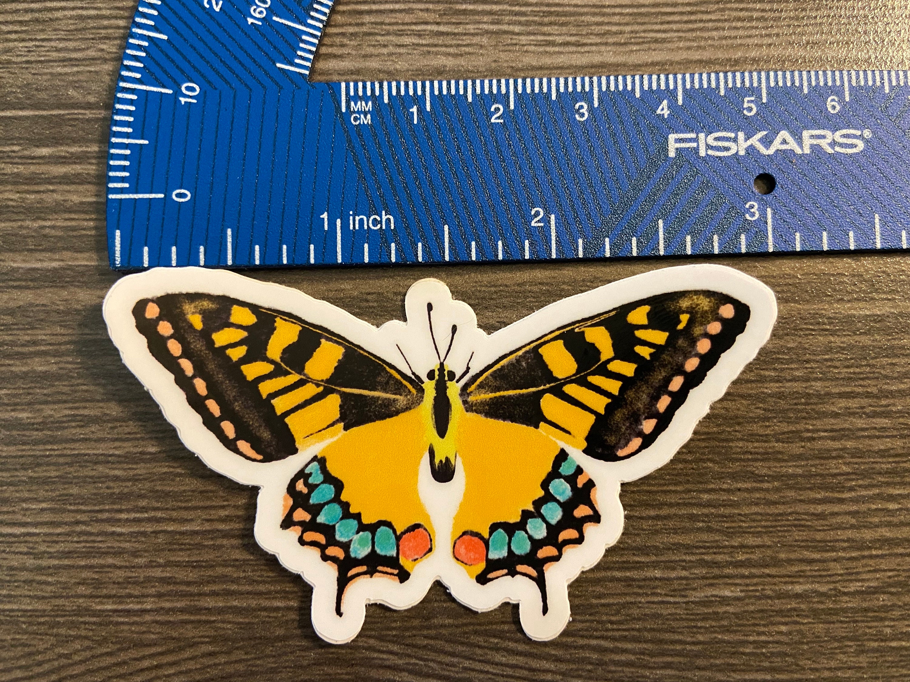 Butterfly Side Sticker Butterfly Sticker - Etsy