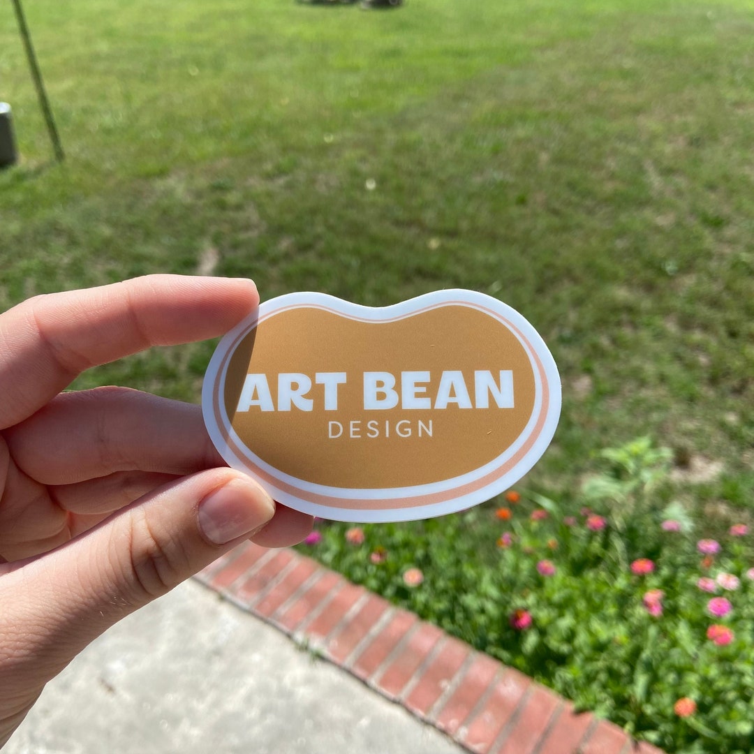 Bean Plot Sticker Art Bean Design Sticker - Etsy