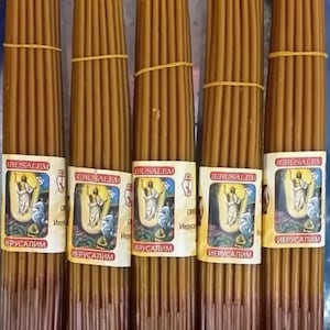 5 Beeswax candles Holyland Legacy brand Candles Blessed And Lit In Holy Sepulchre Jerusalem Bee Wax candles