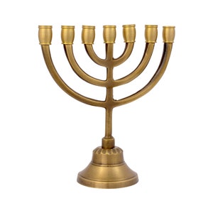 Jerusalem  Menorah 7 branch made in Israel  Menora symbol gift from Israel 15 cm6"