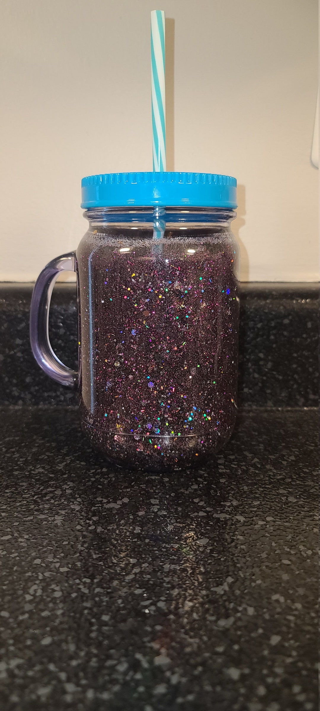 Multi Colored Mason Jar Etsy