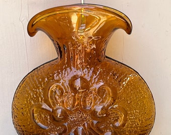 Stelvia Italian Amber Glass Water Pitcher by Wayne Husted