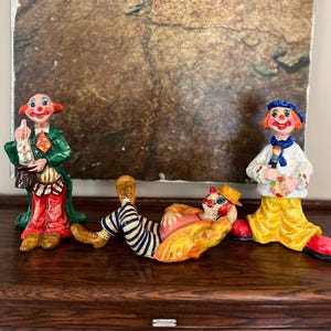Mexican Folk Art, Alvarez Papier Mache Clown, Made in Mexico
