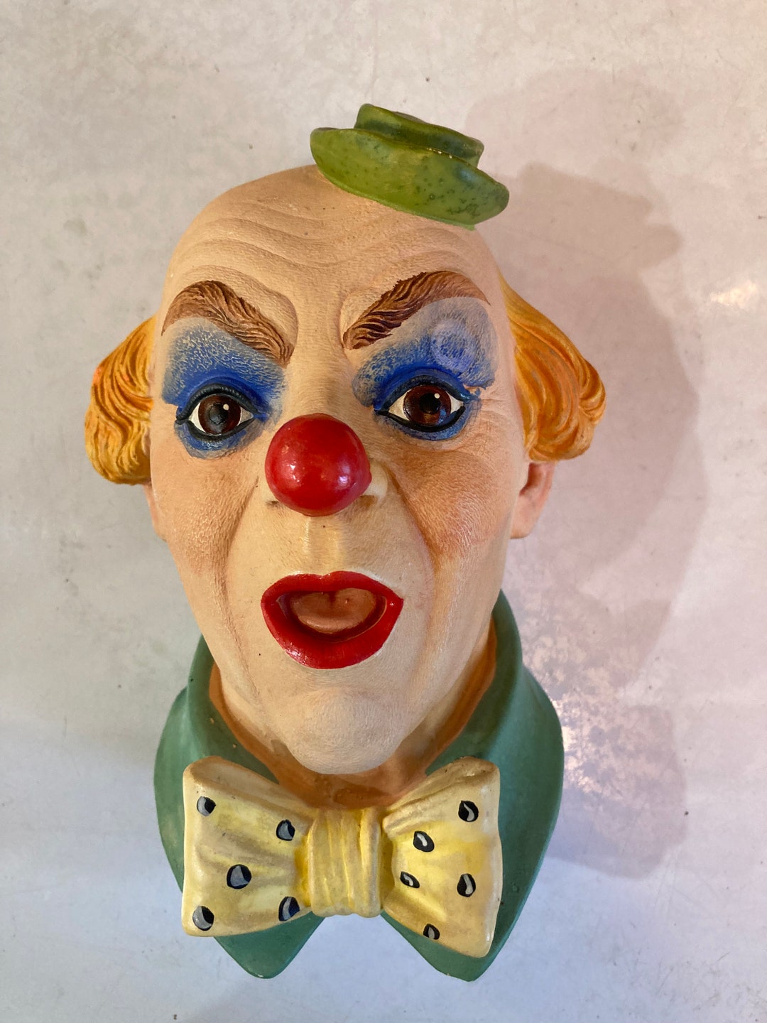 Chalkware Clown No. 3 Legend Products Made in England - Etsy
