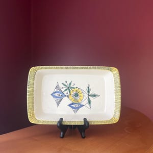 Set of Two Stavangerflint Bambus Flamingo Serving Dish in a Rare Norwegian Design by Inger Waage, Norway Vintage 50s Kitchen Ware - Canada