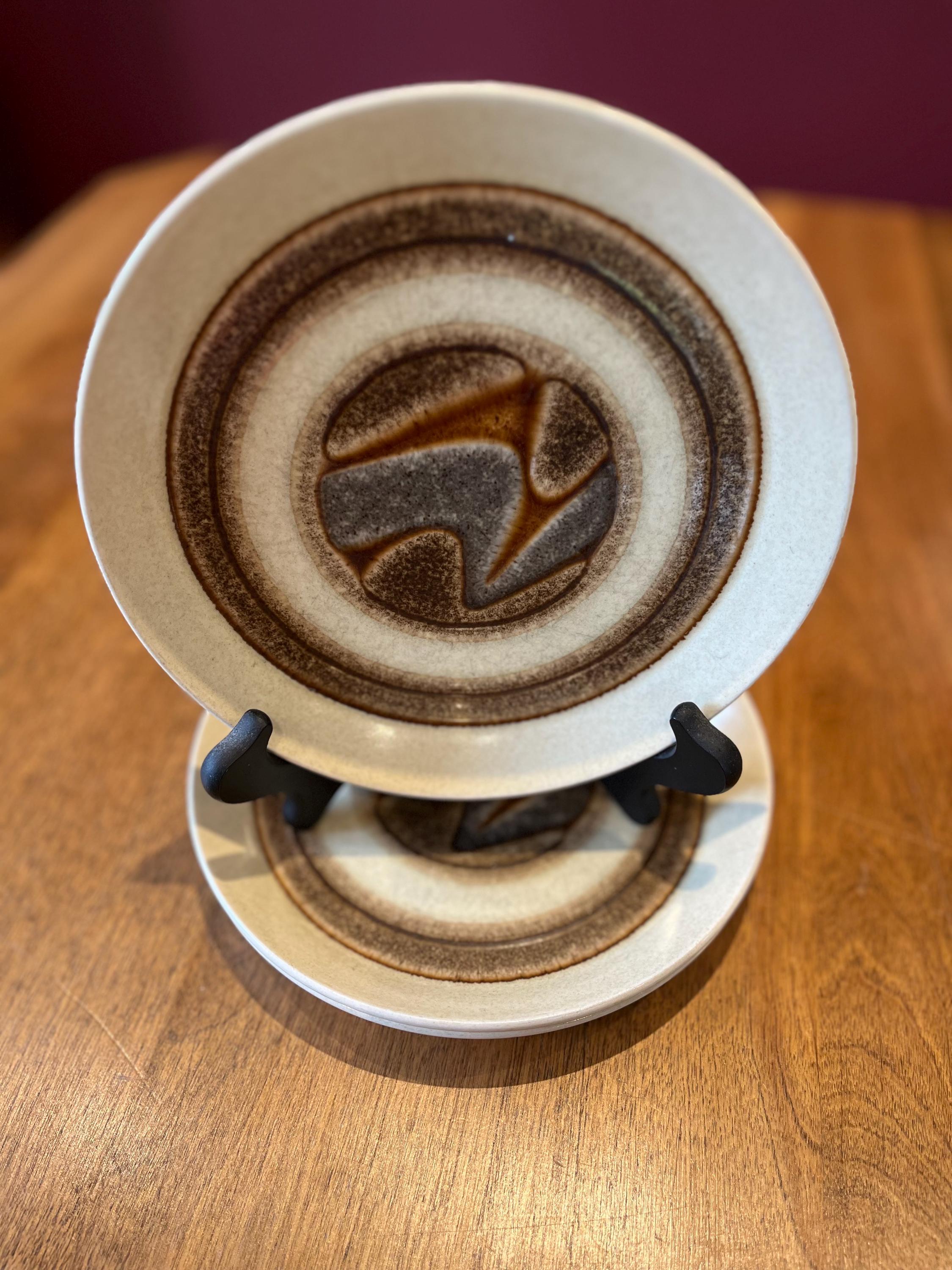 Vintage Crown Lynn Earthstone Landscape D625, Made in New Zealand