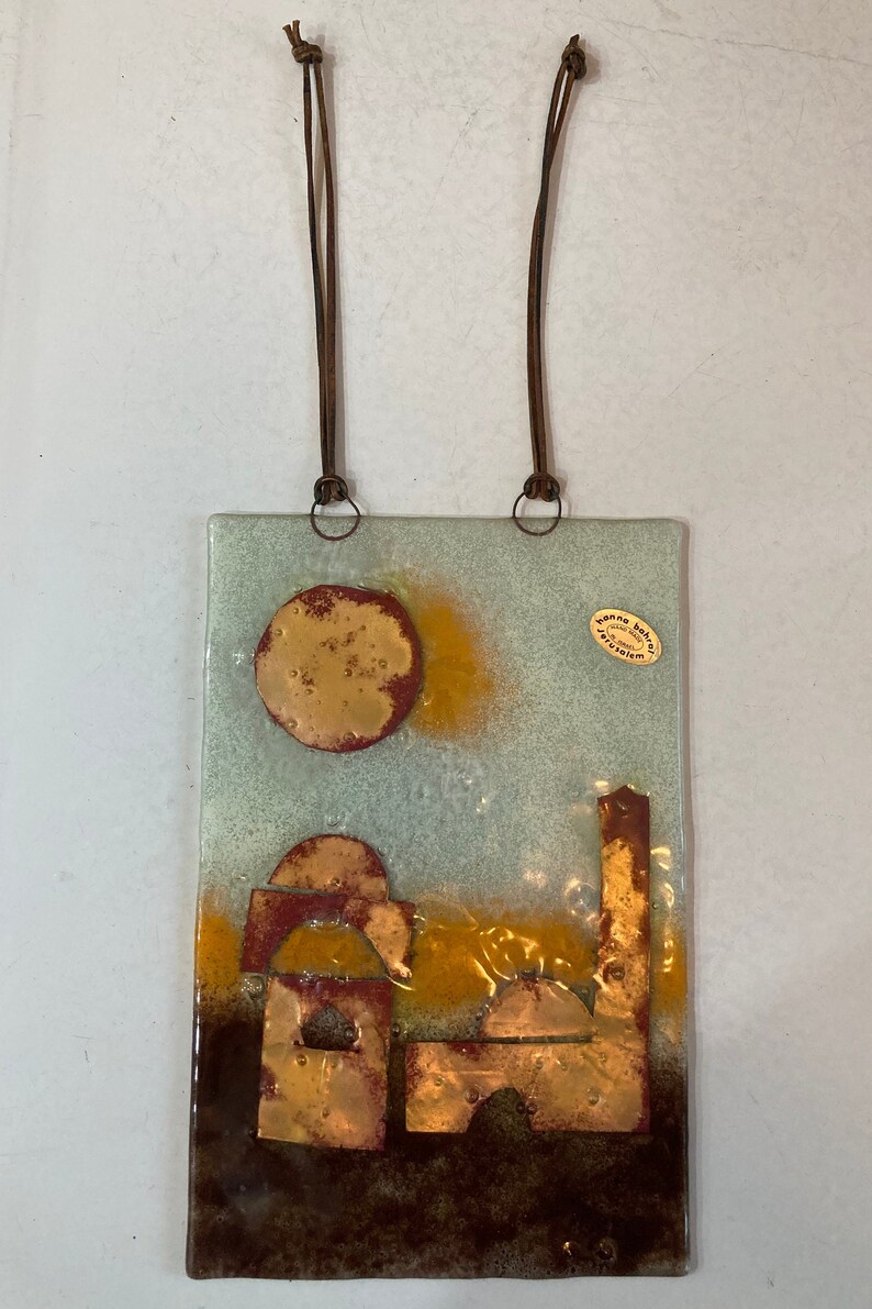 Hanna Bahral fused glass wall hanging - dral.regionlima.gob.pe