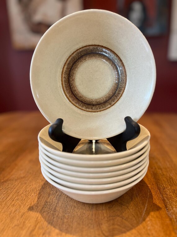 Vintage Crown Lynn Earthstone Landscape D625, Made in New Zealand