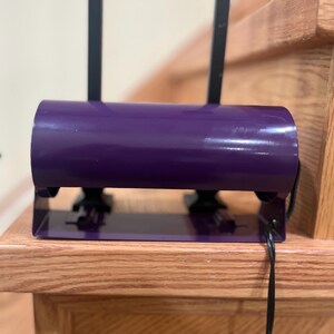 Vintage IKEA LOD purple metal wall lamp, 1980s Scandinavian Swedish design wall sconces