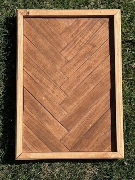 Herringbone Frame Etsy