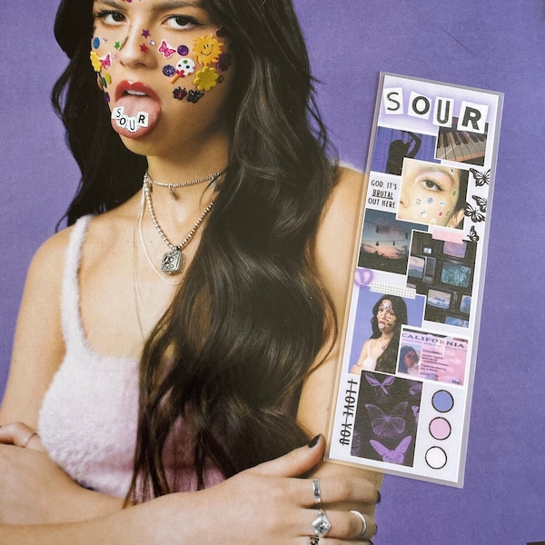 Sour Album Inspired Bookmark | Olivia Rodrigo
