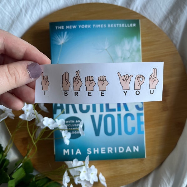 Archer's Voice Sticker | Mia Sheridan | Booktok