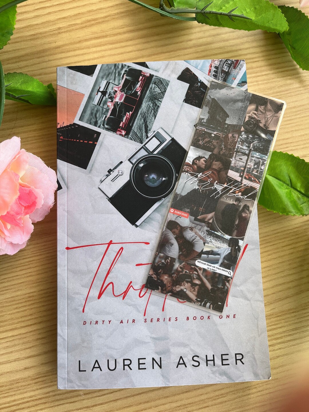 Throttled Collage Bookmark Booktok Lauren Asher Etsy