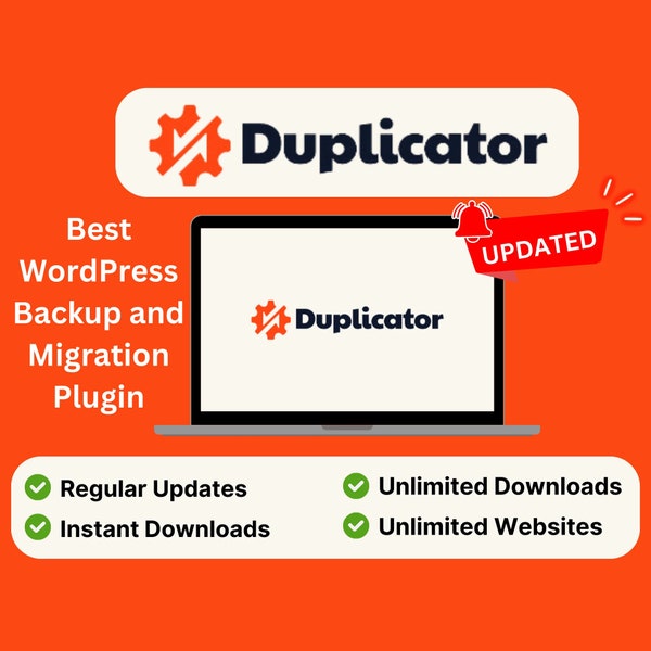 Plugin Duplicator Pro WordPress / Plugin WordPress Premium / Aggiornamenti a vita