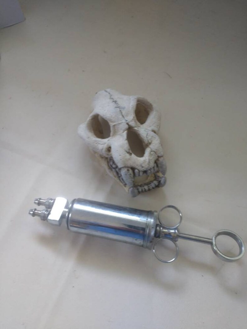 Vintage Embalming Funeral Hand Pump Etsy