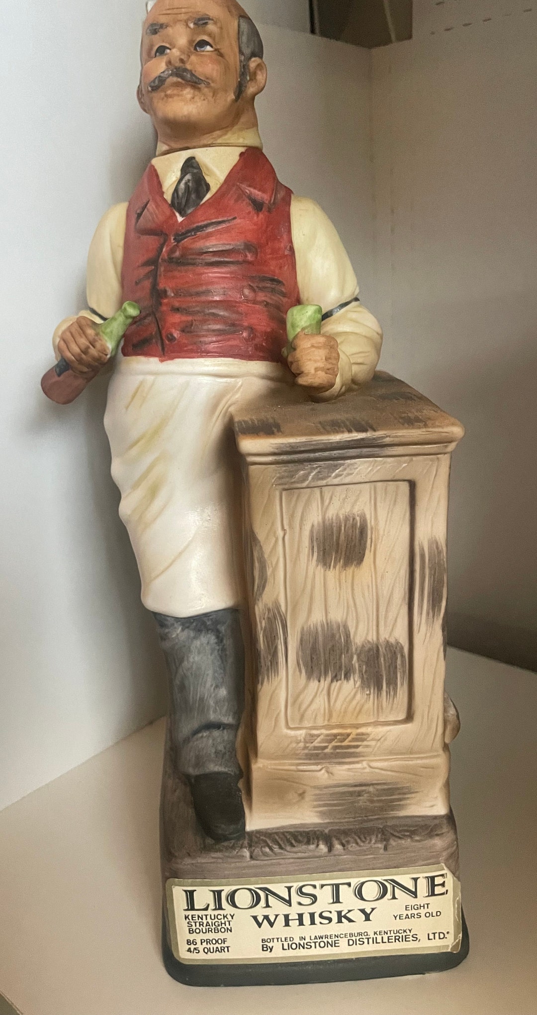 Vintage Lionstone Whiskey Decanter Etsy