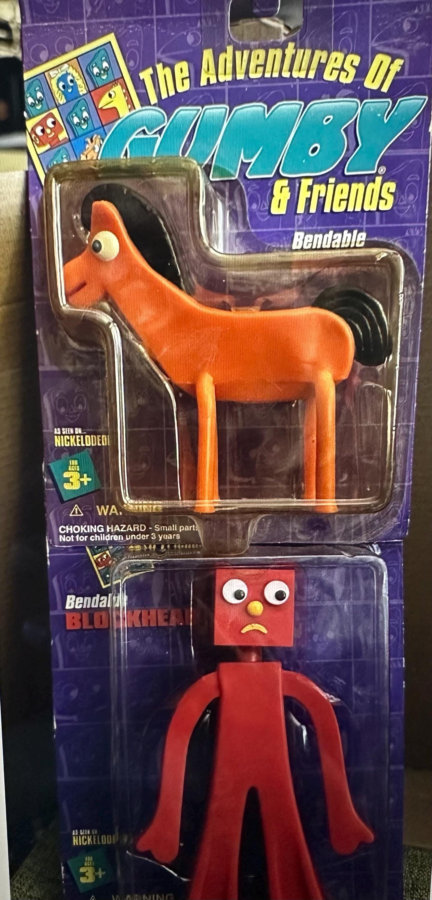 Bendable Figures NJ Croce Gumby And Pokey 6-inch Bendable Figure Set ...