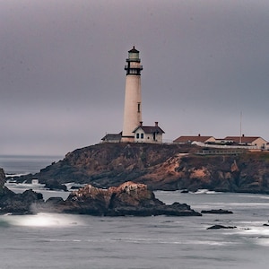 Pigeon Point Lighthouse LIMITED EDITION California Wall Art Lighthouse Photography California Print Coastal Print Watercolor Paper Decor