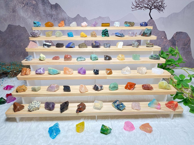 Wholesale Raw Crystals Gift Set, 70 Varieties, Aromatherapy Stones, Perfect for Aligning Seven Chakras, Unique Spiritual Healing Collection