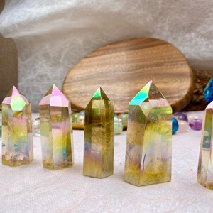 Citrine Tower:Natural Aura Crystal Tower A Gift of Sunshine for Love, Joy, & Prosperity Ideal for Every OccasionA gift for mom image 8