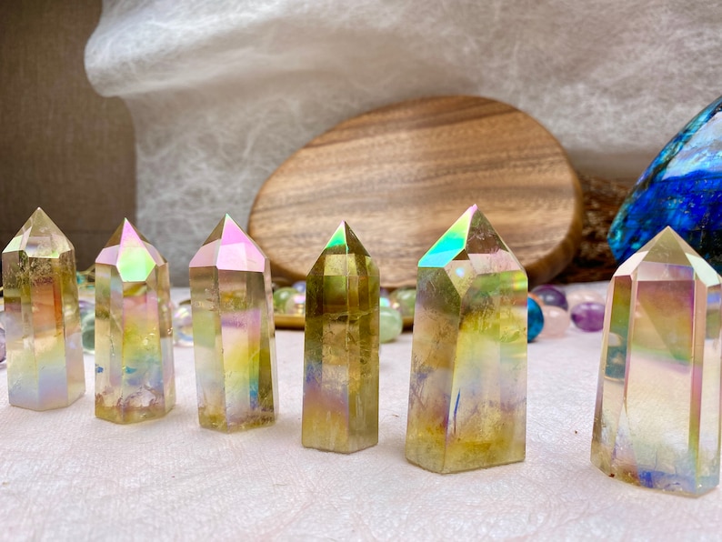 Citrine Tower:Natural Aura Crystal Tower A Gift of Sunshine for Love, Joy, & Prosperity Ideal for Every OccasionA gift for mom image 8