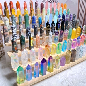 Crystal tower Wholesale nutural healing 100 kinds No.71-100