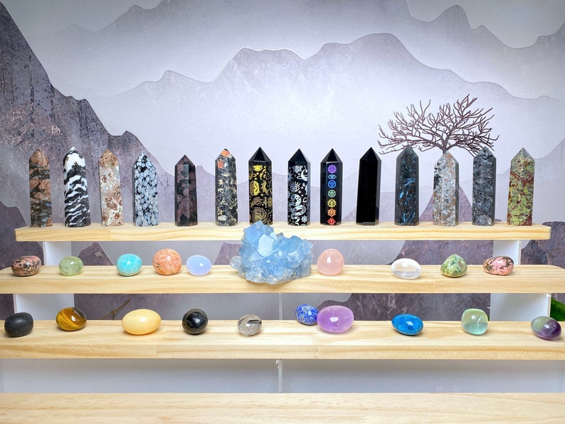 Crystal tower Wholesale nutural healing 100 kinds No.71-100