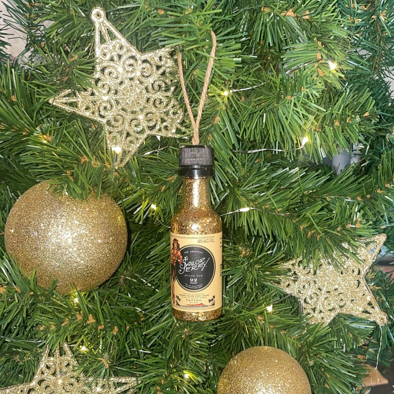 Sailor Jerry Rum Liquor Christmas Ornament Etsy