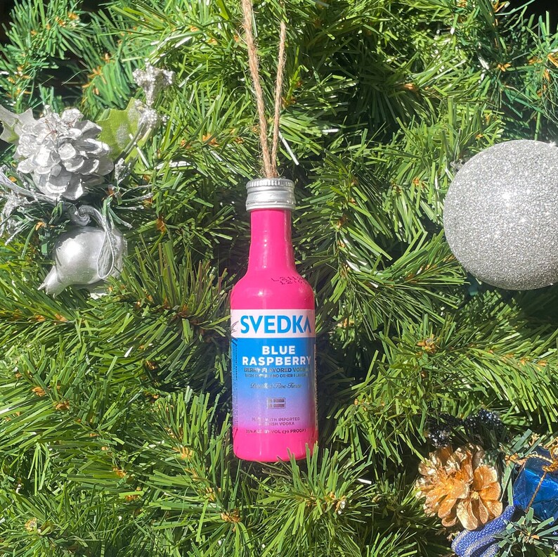 Svedka Blue Raspberry Vodka Christmas Ornament - Etsy