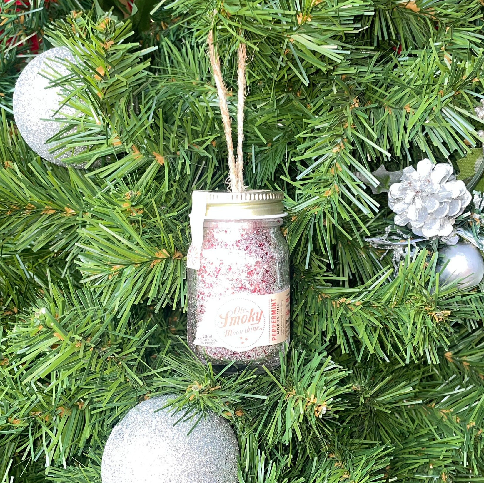Ole Smoky Moonshine Peppermint Liquor Christmas Ornament Etsy