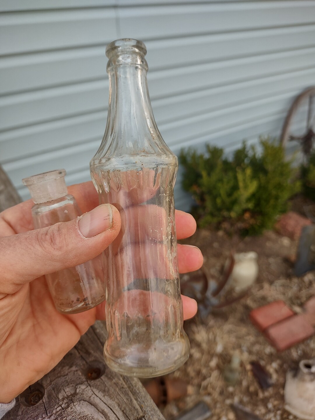 Vintage Hot Sauce and Tiny Bottle Etsy