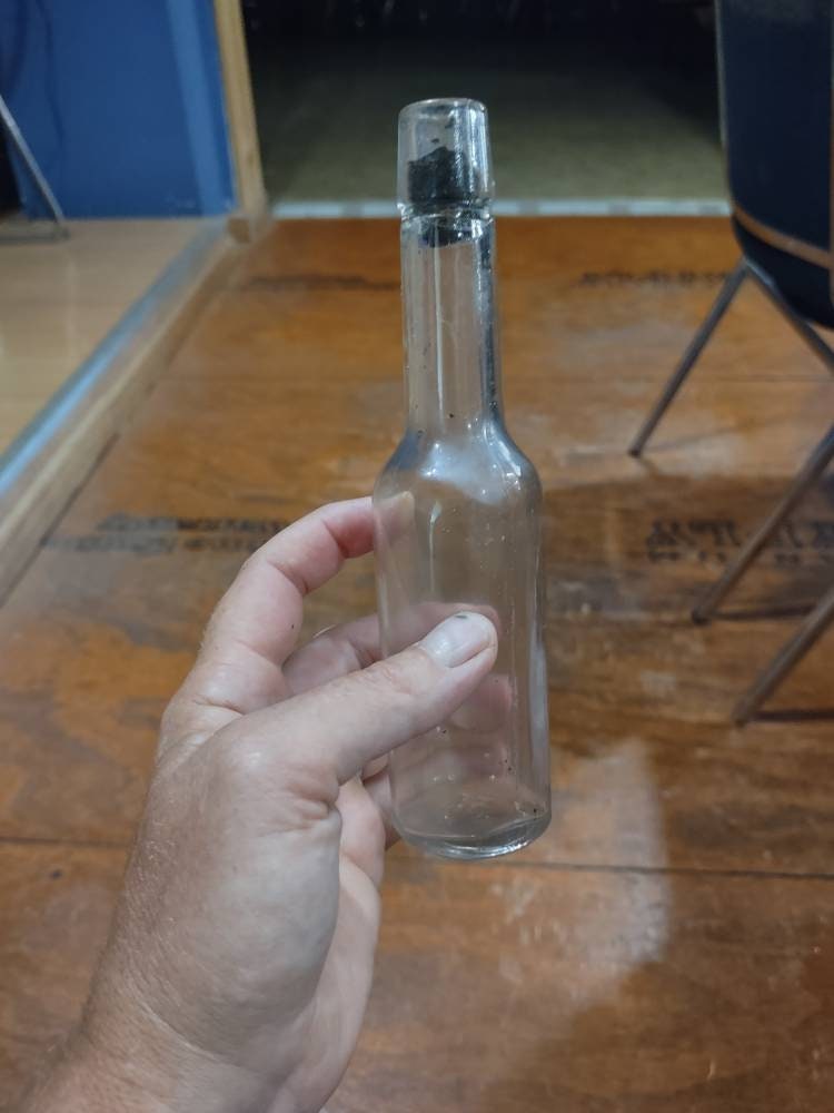 Antique Aqua Bottle Boro Royal Sauce, Rare Burst Lip Sauce Bottle, Shear  Top, Aqua Bottle With Long Neck, Embossed Square Bottle, Bud Vase 